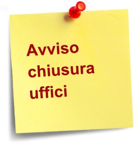 AVVISO CHIUSURA UFFICIO ANAGRAFE